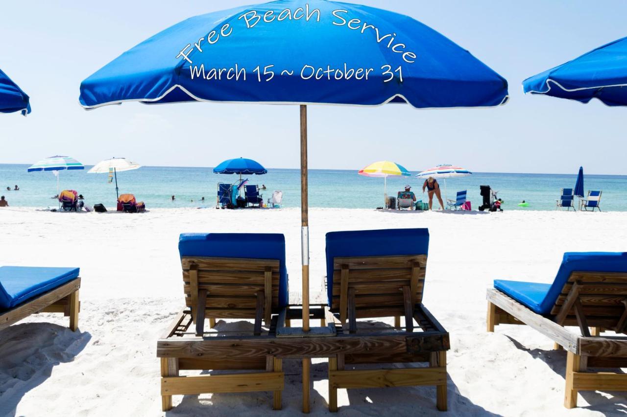 Beachfront & Free Beach Service-Master On Gulf! Panama City Beach Esterno foto